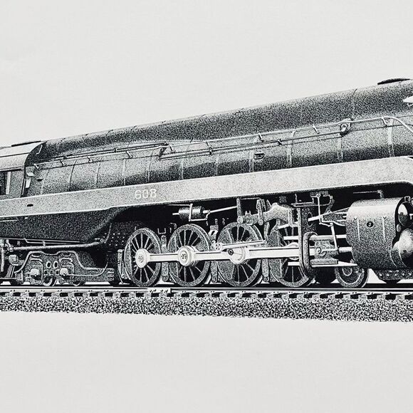 Norfolk And Western Railway 608 Train Prints - Picture 3 of 6